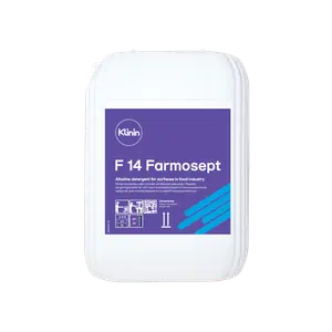Средство щелочное моющее для пищевых производств Klinin F14 Farmosept пенное хлорное 10 л (артикул производителя 205069)