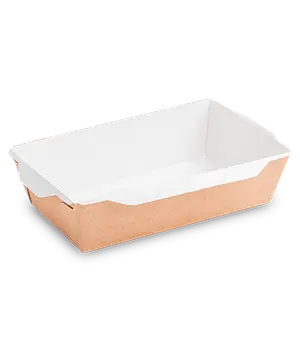 Бумажный контейнер OSQ OPSALAD 800 мл 207x127x55 мм крафт