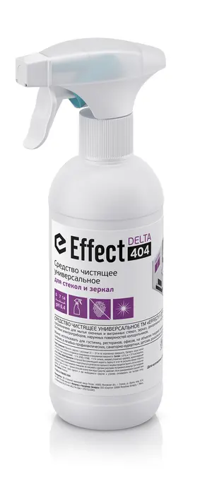 Средство для мытья стекол и зеркал Effect Delta 404 500мл арт.25689
