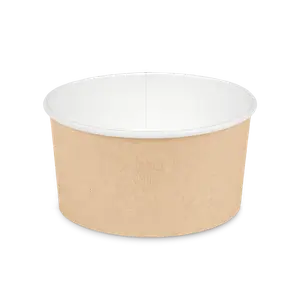 Контейнер бумажный круглый Round Bowl 1000 крафт