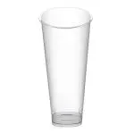 Стакан одноразовый пластиковый 650мл Bubble Cup с квадратным дном глянец