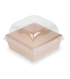 Контейнер бумажный SmartPack 550 box (128х128х49) крафт