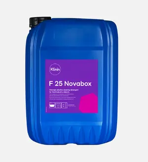 Средство сильнощелочное моющее для пищевых производств Klinin F 25 Novabox 20 л (артикул производителя 205273)
