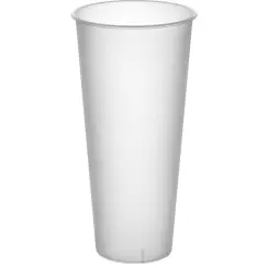 Стакан одноразовый пластиковый 675мл Bubble Cup матовый