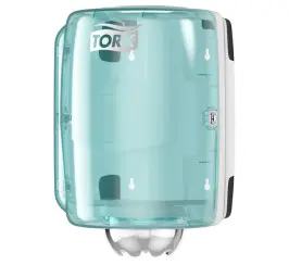 Диспенсер для полотенец TORK M2 Performance бирюзовый пластик ЦВ (артикул производителя 659000)