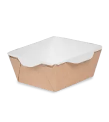 Бумажный контейнер OSQ OPSALAD 350 мл 121x106x55 мм крафт