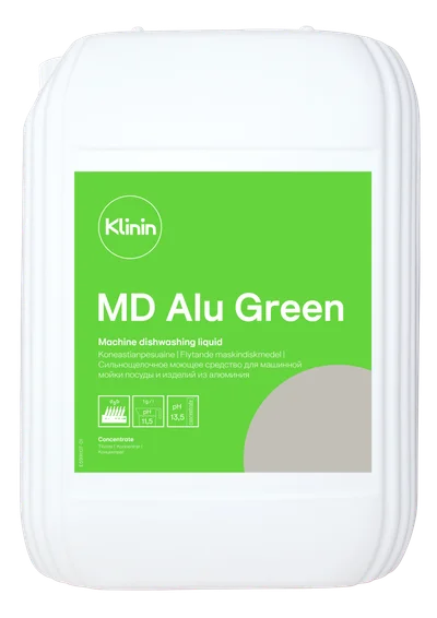 Средство моющее для ПММ Klinin MD Alu Green для алюминиевой посуды 10 л (артикул производителя 205286) — фото 1