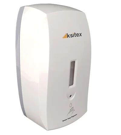 Диспенсер для жидкого мыла сенсорный Ksitex 1л пластиковый белый (артикул производителя ASD-1000W) — фото 1