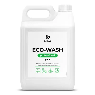 Средство универсальное низкопенное для мытья поверхностей GRASS Eco-Wash 5 л (артикул производителя 126030) — фото 1