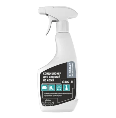 Средство для очистки и ухода за кожаными поверхностями Biosoap S407-R 0,5 л (артикул производителя 9210305) — фото 1