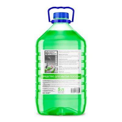 Средство для ручной мойки посуды GDV PROF DISHWASHING Лайм гелеобразное 5 л ПЭТ (артикул производителя PW28922-5) — фото 1