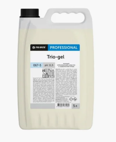 Средство универсальное отбеливающее (гипохлорит) Pro-Brite TRIO-GEL 5 л (арт 067-5) — фото 1