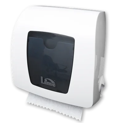 Диспенсер для полотенец в рулоне Lime Prestige MATIC mini пластиковый белый (артикул производителя HF106) — фото 1