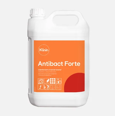 Средство дезинфицирующее (ЧАС) Klinin Antibact Forte 5 л (артикул производителя 205133) — фото 1