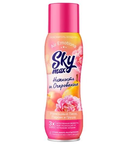 Освежитель воздуха аэрозольный Skymax Air Emotions Нежность и очарование сухое распыление 275 мл (артикул производителя 103121) — фото 1