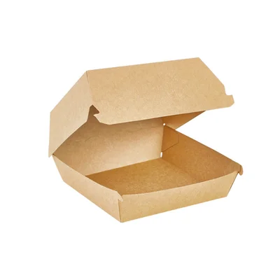 Коробка для гамбургера ECO BURGER M 100х100х60 мм крафт — фото 1