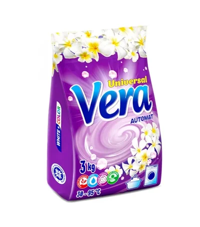 Стиральный порошок для белья VERA Universal автомат для белого, цветного белья 3 кг — фото 1