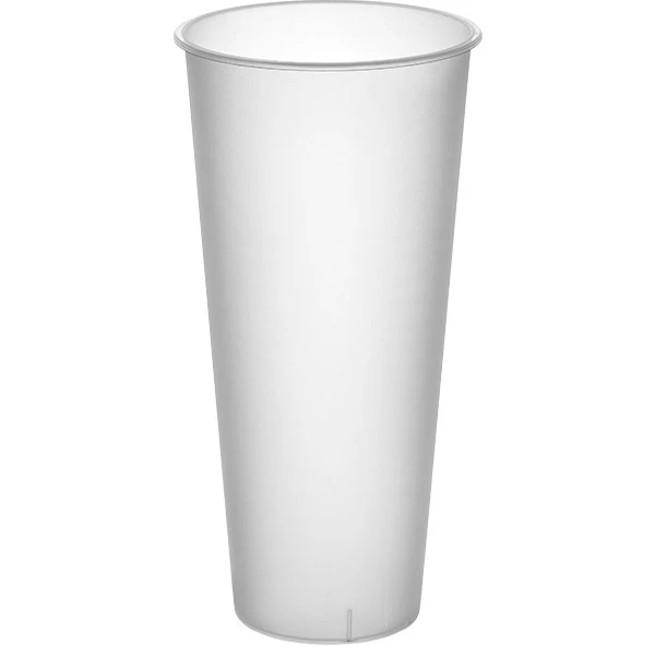 Стакан одноразовый пластиковый 675мл Bubble Cup матовый — фото 1
