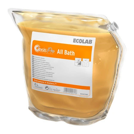 Средство слабощелочное Эколаб Oasis Pro All Bath 2 л (артикул производителя 430720202) — фото 1