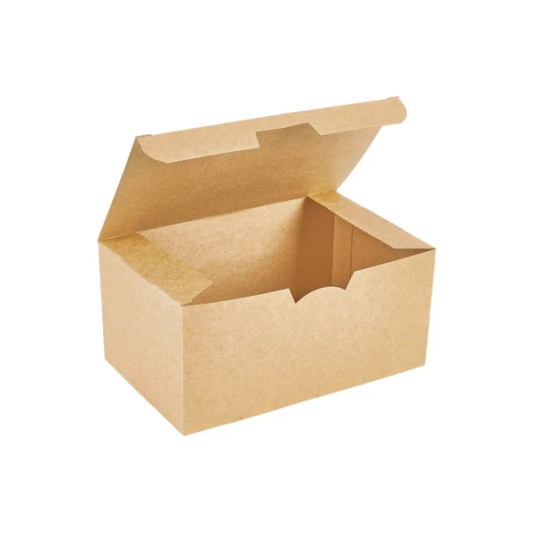 Бумажный контейнер GDC ECO FAST FOOD BOX S 350 мл 115x75x45 мм крафт — фото 1