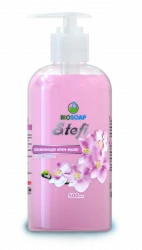 Мыло-крем жидкое для рук Biosoap STEFI Нежная орхидея с дозатором 0,5 л (артикул производителя 9120405) — фото 1