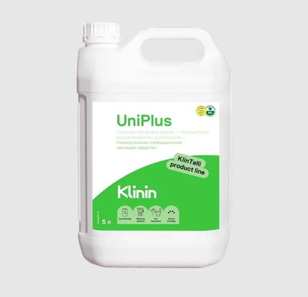 Средство слабощелочное для санузлов KlinTelli UniPlus 5 л (артикул производителя 205555) — фото 1