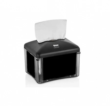 Диспенсер VEIRO для настольных салфеток Z и V-сложения EASYNAP micro черный, арт.303409 — фото 1