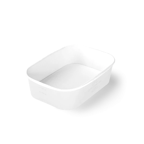 Контейнер бумажный CASE BOWL 660 170х120х51 белый — фото 1