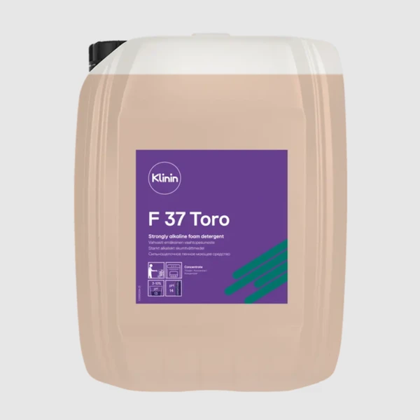 Средство щелочное моющее пенное для пищевых производств Klinin F 37 Toro 20 л (артикул производителя 205241) — фото 1