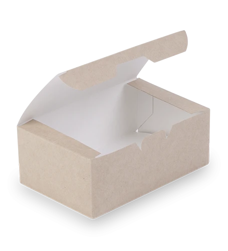 Бумажный контейнер OSQ ECO FAST FOOD BOX L 900 мл 150x91x70 мм крафт — фото 1