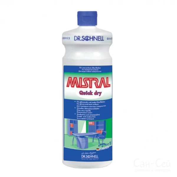 Средство для мытья полов глянцевая плитка Мистраль (MISTRAL/LEVANTE QUICK& DRY) 1 л (арт 529880/541680) — фото 1