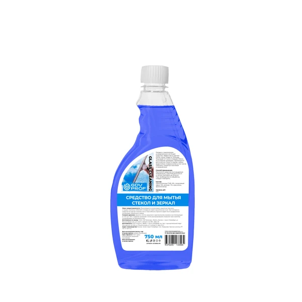 Средство для мытья стекол и зеркал GDV PROF Glass Cleaning 0,75 л без триггера (артикул производителя GC32905-075) — фото 1