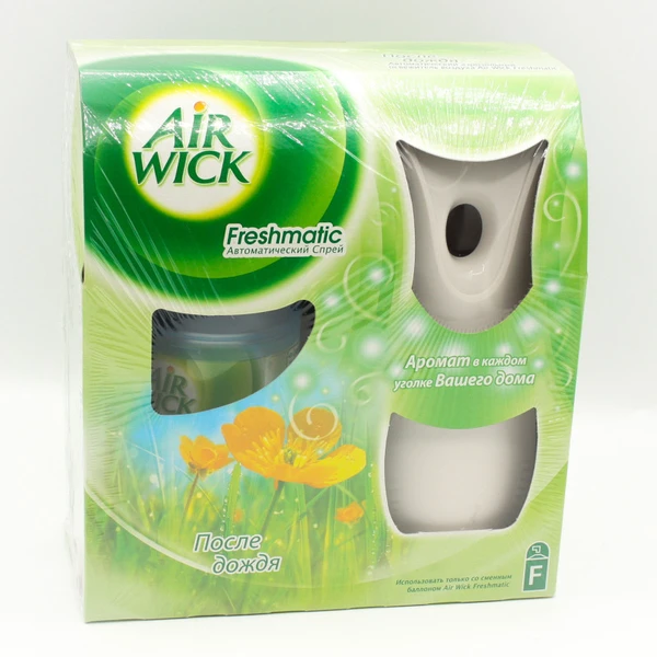 Автоматический аэрозольный освежитель воздуха Airwick Нежный шелк и лилия 250 мл — фото 1