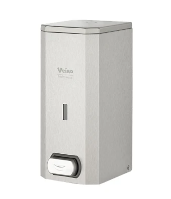 Диспенсер для жидкого мыла VEIRO PROFESSIONAL SAVONA Stell металлический 1,5 л — фото 1