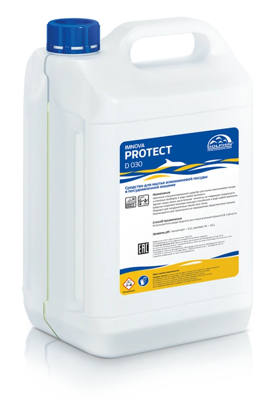 Средство моющее для ПММ для алюминиевой посуды Долфин Imnova PROTECT 5 л (арт D030-5) — фото 1