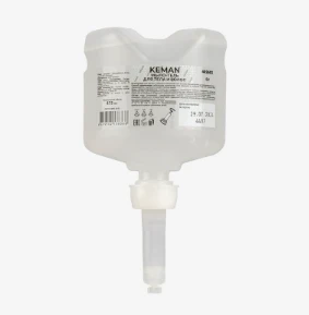 Мыло для рук картридж Keman S2 бесцветное 0,475 л (артикул производителя 402512) — фото 1